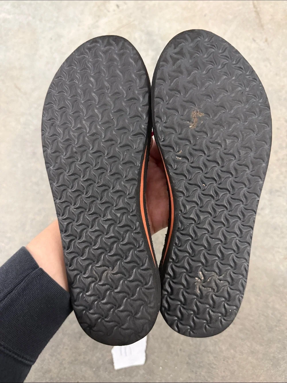 Teva Black Flip-Flop Sandals with Multicolor Straps